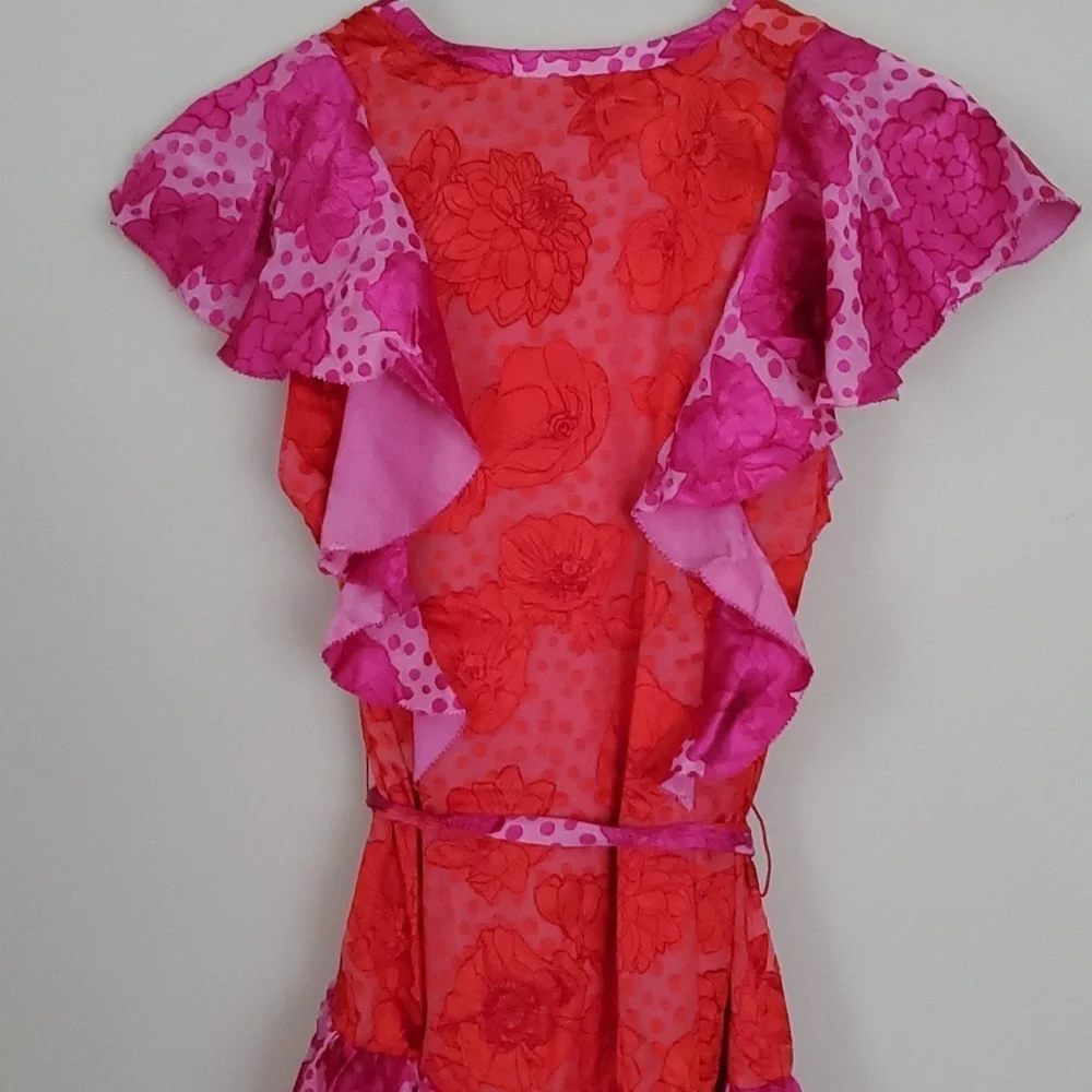 Le Superbe Aurora Flora Lil Flirt Ruffled Mini Dress - size 6 - NWT - Picture 10 of 16